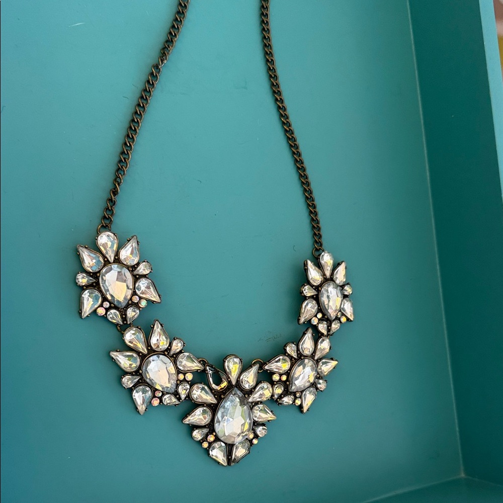 Elegant Silver Statement Necklace